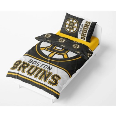 NHL, mikroplyšové, postelné, obliečky, BOSTON BRUINS